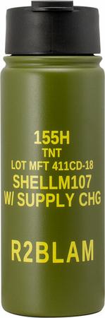 M107 155MM M107 Howitzer Tumbler 16 Ounce Flip Top