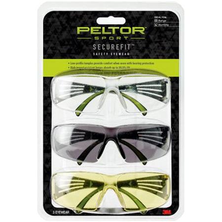 Sport SecureFit 400 Glasses, 3 Pack