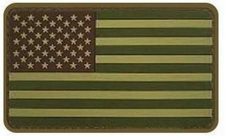 USA Flag PVC Patch, Multicam