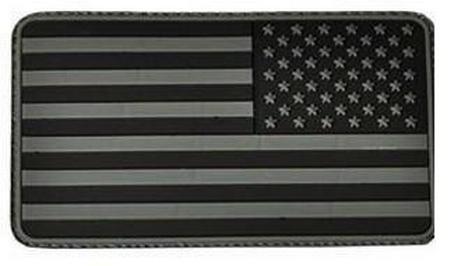 USA Flag PVC Patch, Subdued, RVRSD