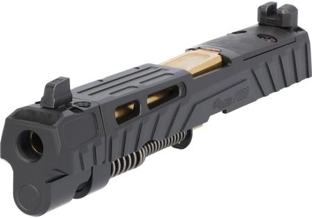 P320 SPECTRE COMP BLACK SLIDE AND GOLD BARREL ASSEMBLY