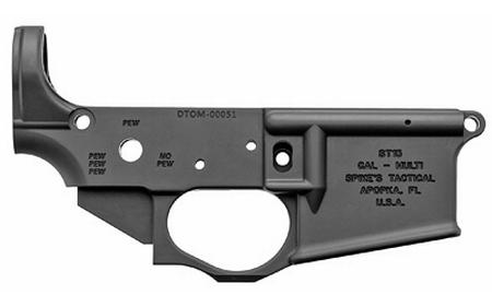 Spikes Tactical Stripped Lower Gadsden Logo