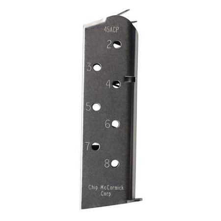 Match Grade, .45 ACP, 8 Round, Stainless Magazine