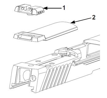 SIGHT, REAR PLATE, BASE FOR SIGP320M18